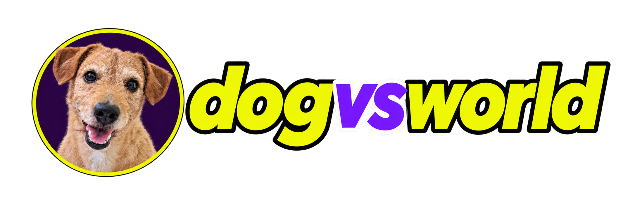 Dog vs World dog logo
